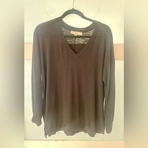 Loft size large v-neck tunic